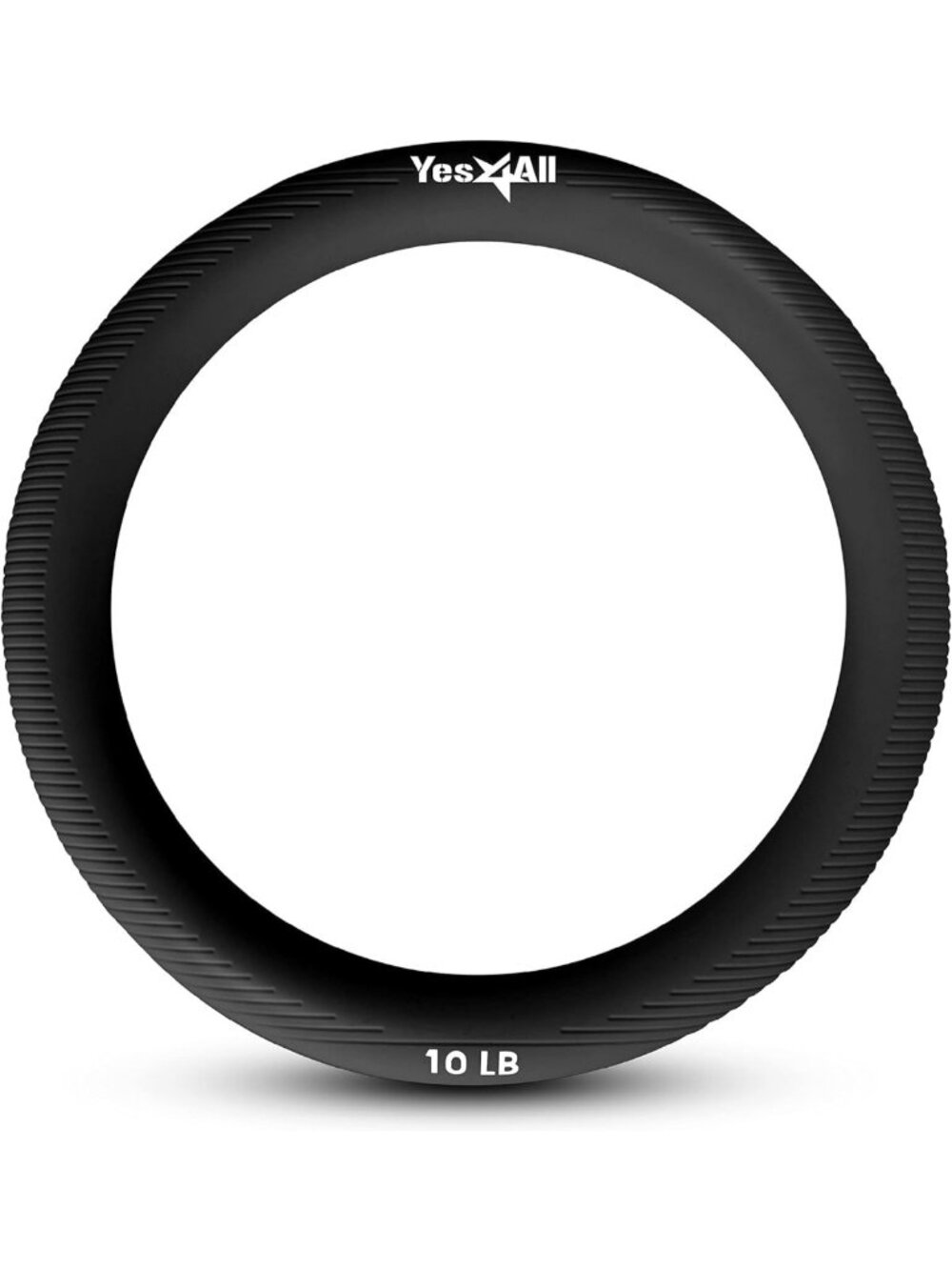 10lbs Weighted Power Ring for Yoga, Aerobics, Home Fitness & Core Training